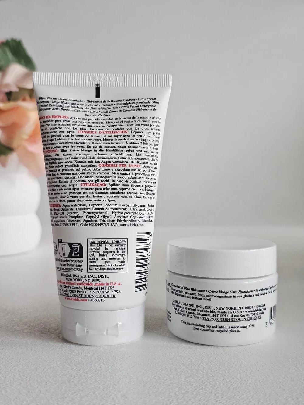Kiehl’s Ultra Facial Hydration Duo NEW Sealed Cleanser & Cream No Box